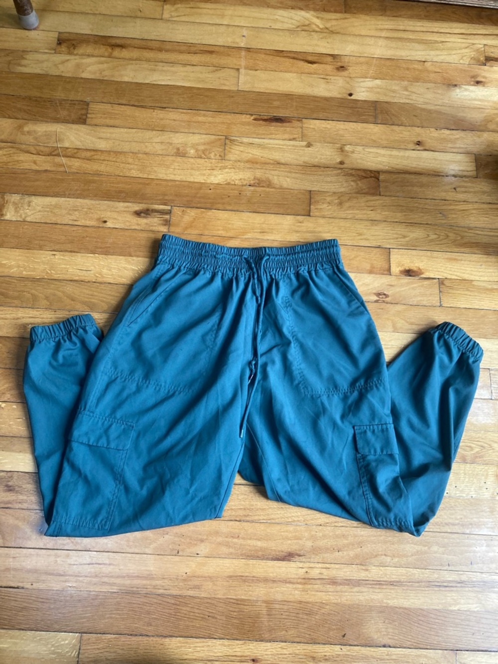 Old Navy Teal Cargo Track Joggers